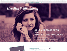 Tablet Screenshot of borderline-forum.net
